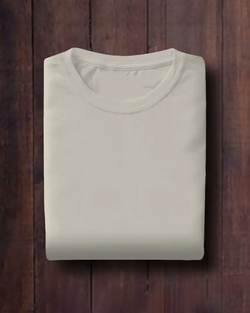 Pure Cotton Regular Plain T-shirts (180 GSM) #6.webp