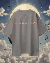 Pure Cotton Oversize Back and Front Print T-shirt (Heavy 220 GSM French Terry) Front #6.webp
