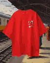 Pure Cotton Oversize Back and Front Print T-shirt (Heavy 220 GSM French Terry) Front #9.webp