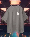 Pure Cotton Oversize Back and Front Print T-shirt (Heavy 220 GSM French Terry) Front #10.webp