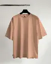 Oversize Plain T-shirts- Pure Cotton 220 GSM French Terry #6.webp