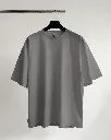 Oversize Plain T-shirts- Pure Cotton 220 GSM French Terry #7.webp