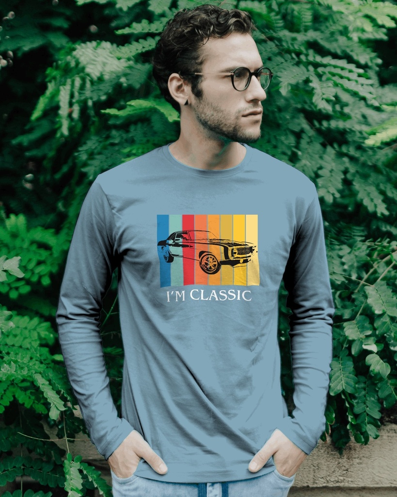 #5 Regular Full Sleeves Printed T-shirt