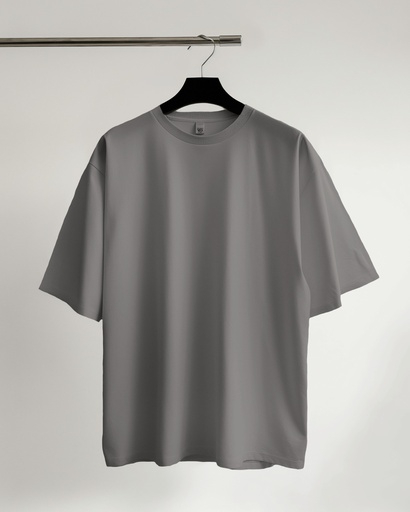 [295] Oversize Tees - Grey / Red / Beige