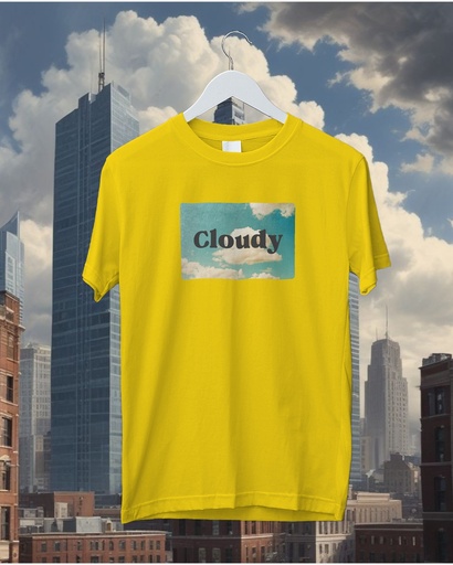 Cloudy - Fit Size Premium T-shirt