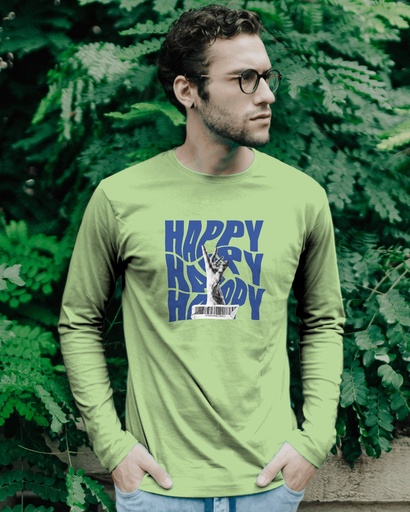 #2 Regular Full Sleeves Printed T-shirt
