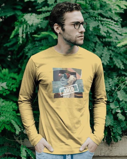 #4 Regular Full Sleeves Printed T-shirt