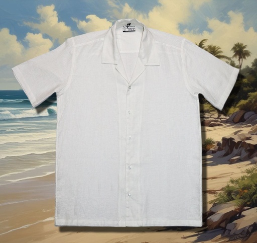 Cotton Linen Cuban Oversize Shirt