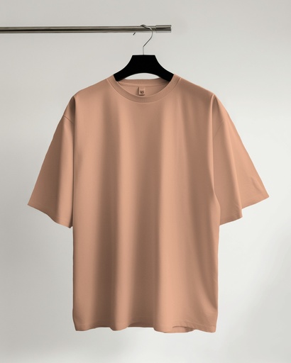 [291] Oversize Tees - Peach / Black / White